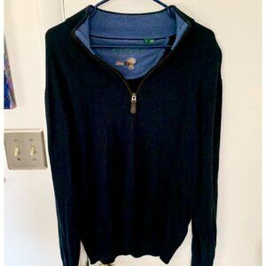 Merino Wool Quarter-Zip Sweater